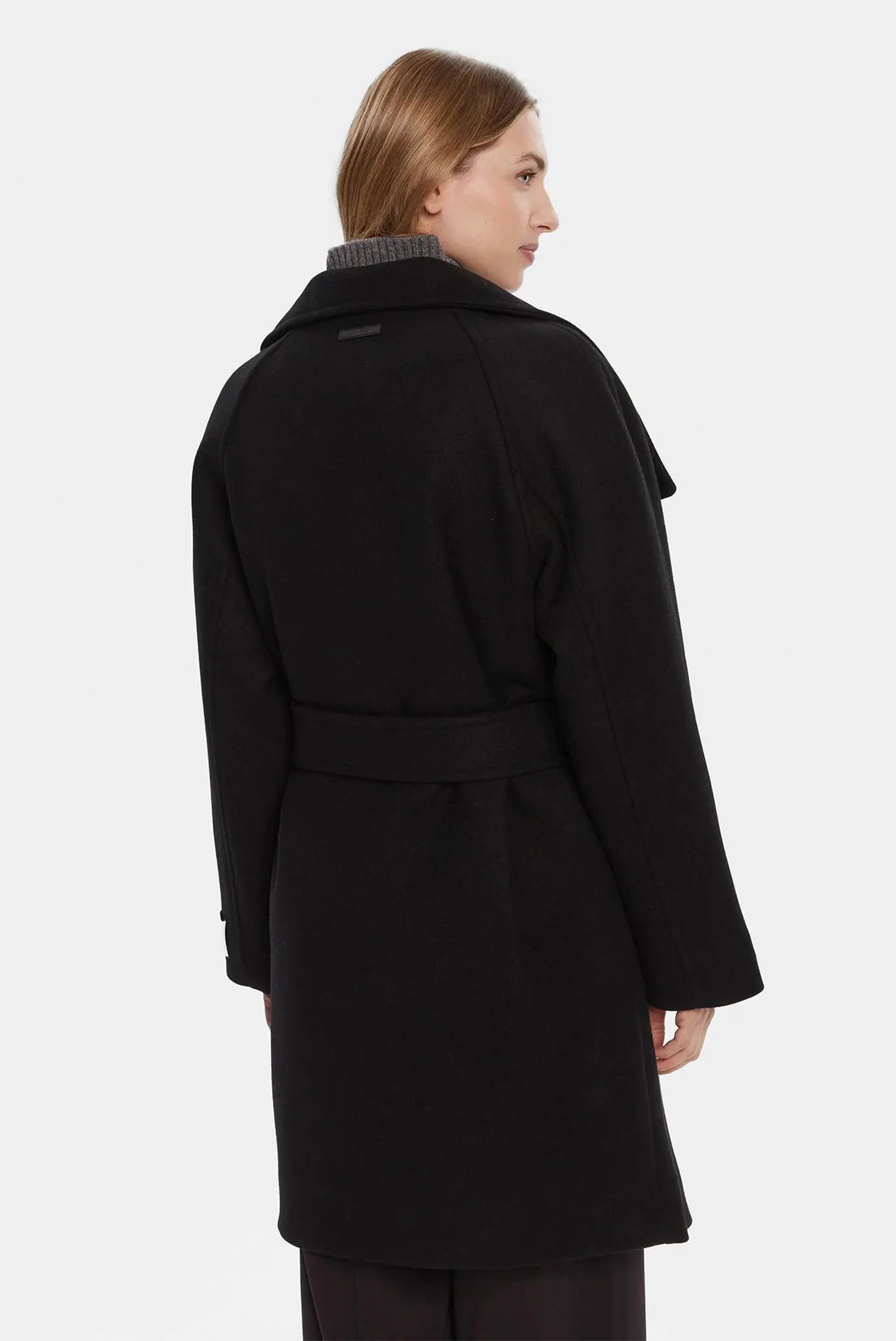 Palto FUNNEL NECK KNEE LENGTH WOOL COA 3