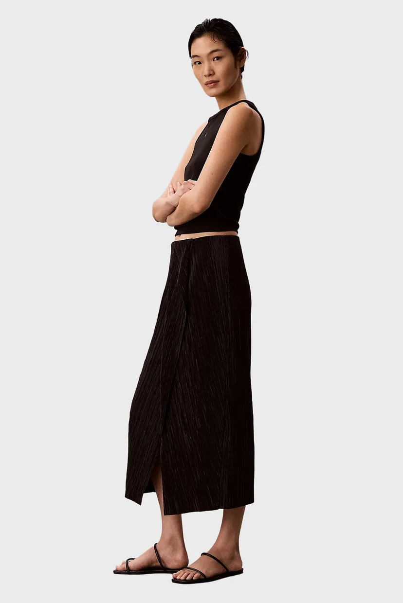 Юбка PLISSE BIAS SEAM MIDI SKIRT 3
