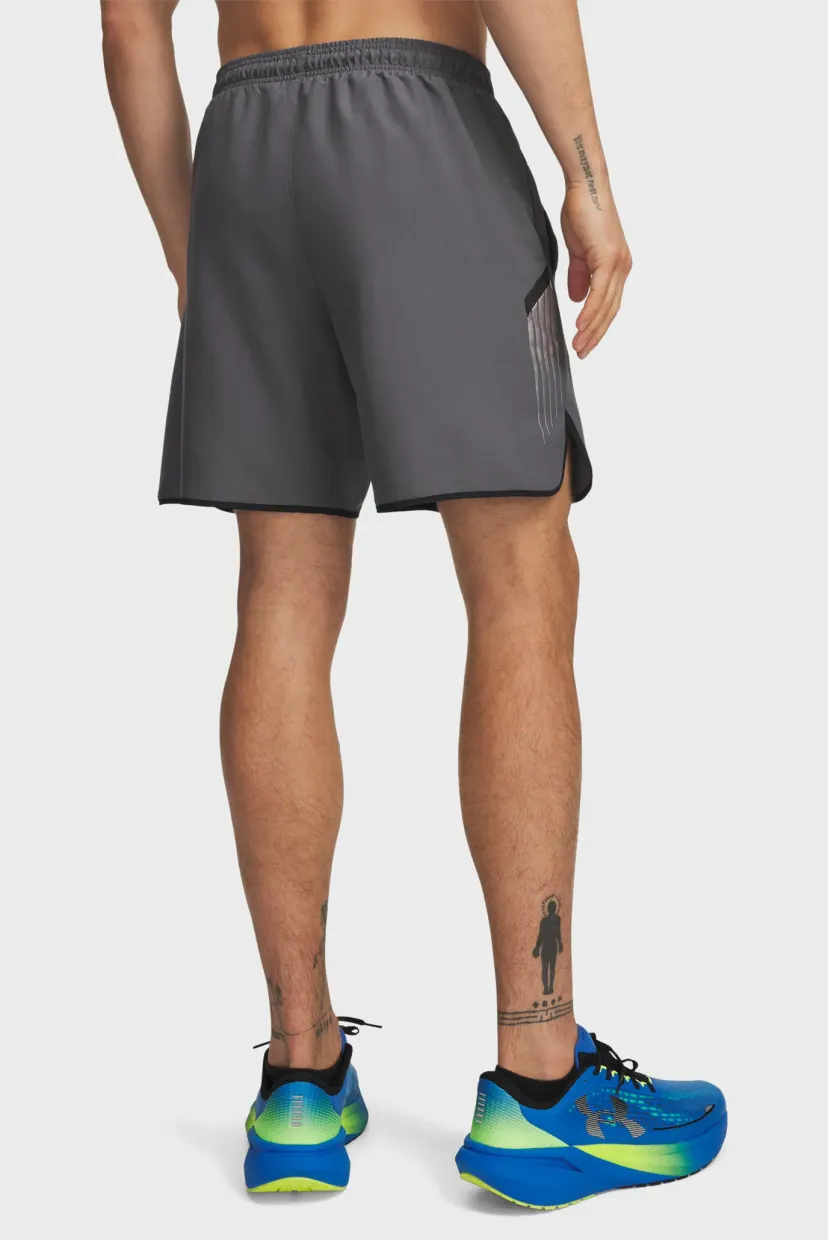 Shortik/UA Velociti REFLCT 7in Short-GRY 3