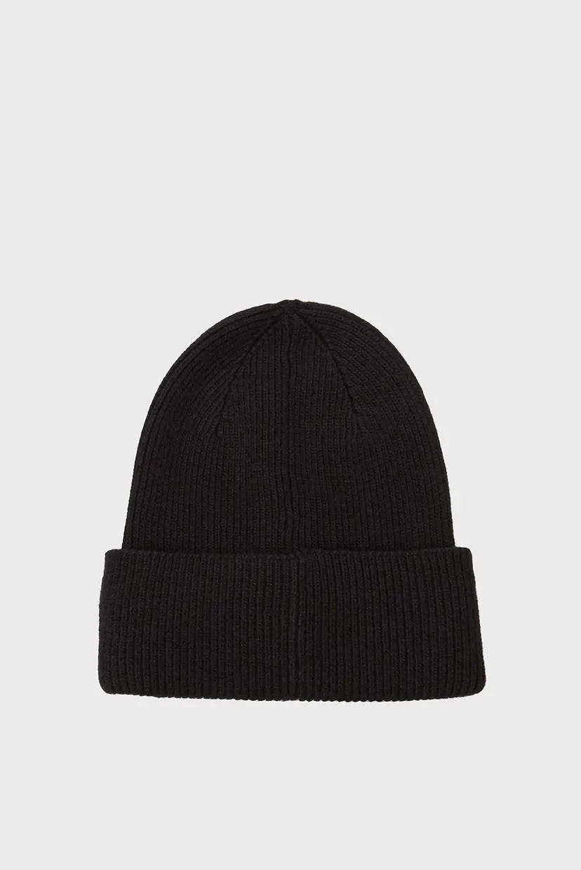 Шапка COTTON WOOL FINE RIB BEANIE 3