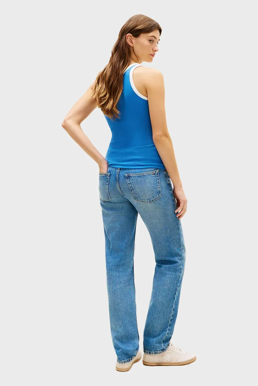 Майка/CONTRAST BIND RIB TANK 3