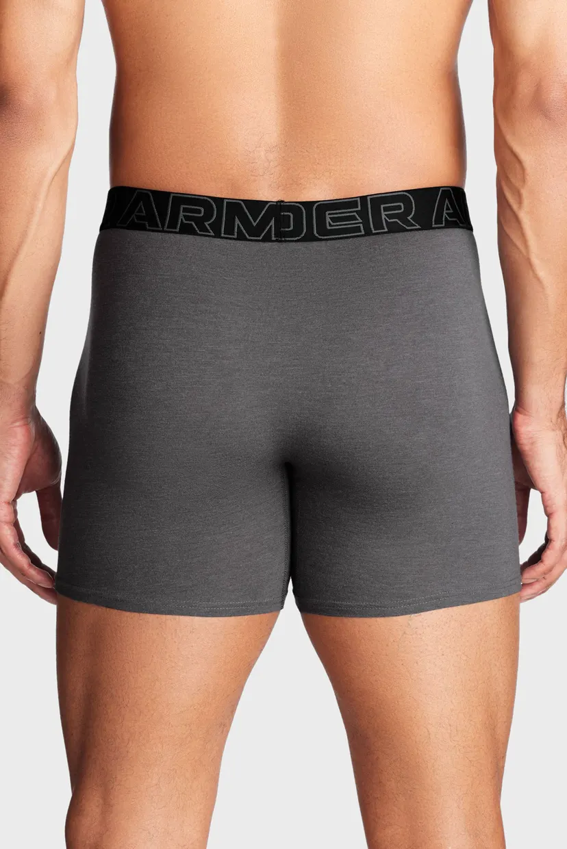 Trusik Underwear Boxers UA PERFORMANCE COTTON - SOLID 6 3PK 3
