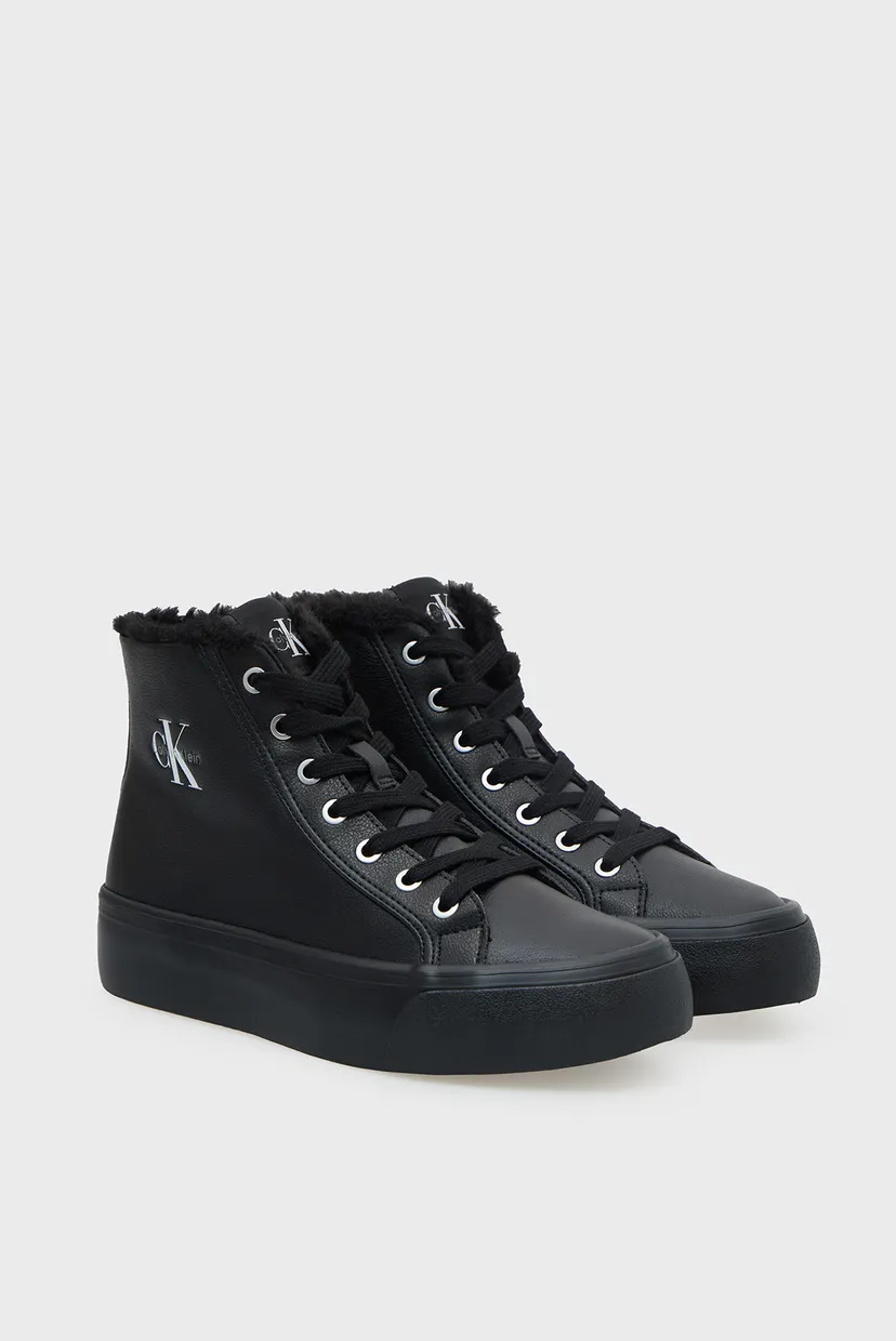 Хайтопы/VULC FLATF MID LACEUP LTH FUR 3