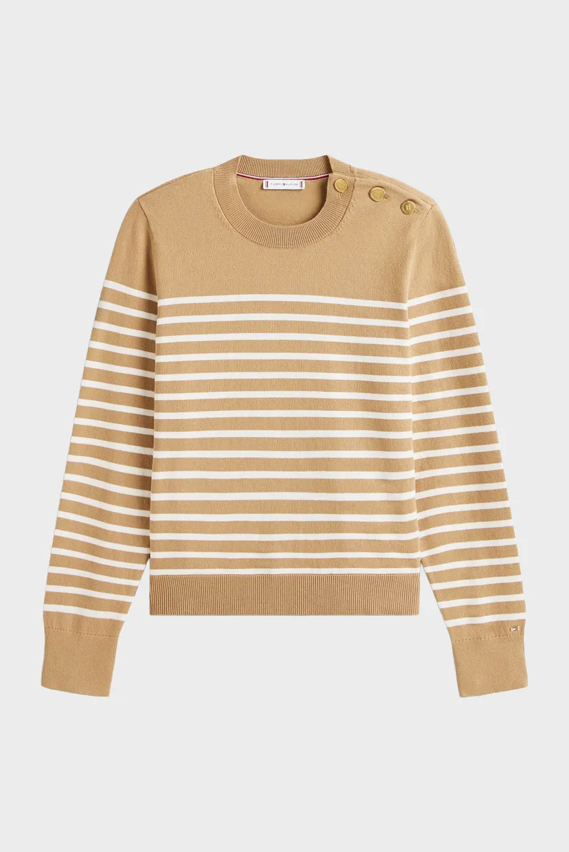 Свитер CO JERSEY MID GG LS GOLD BTN SWT 5