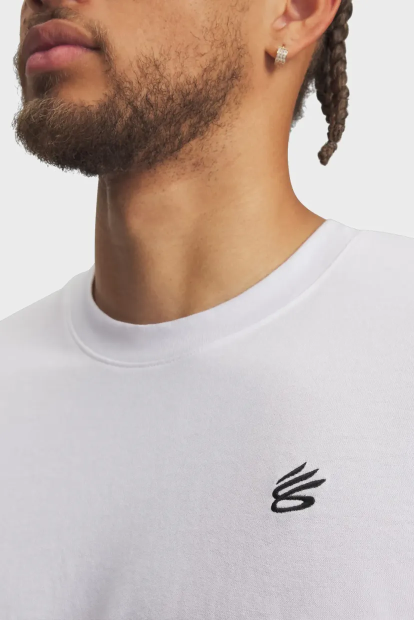 Futbolka/Curry LC Logo Tee-WHT 3