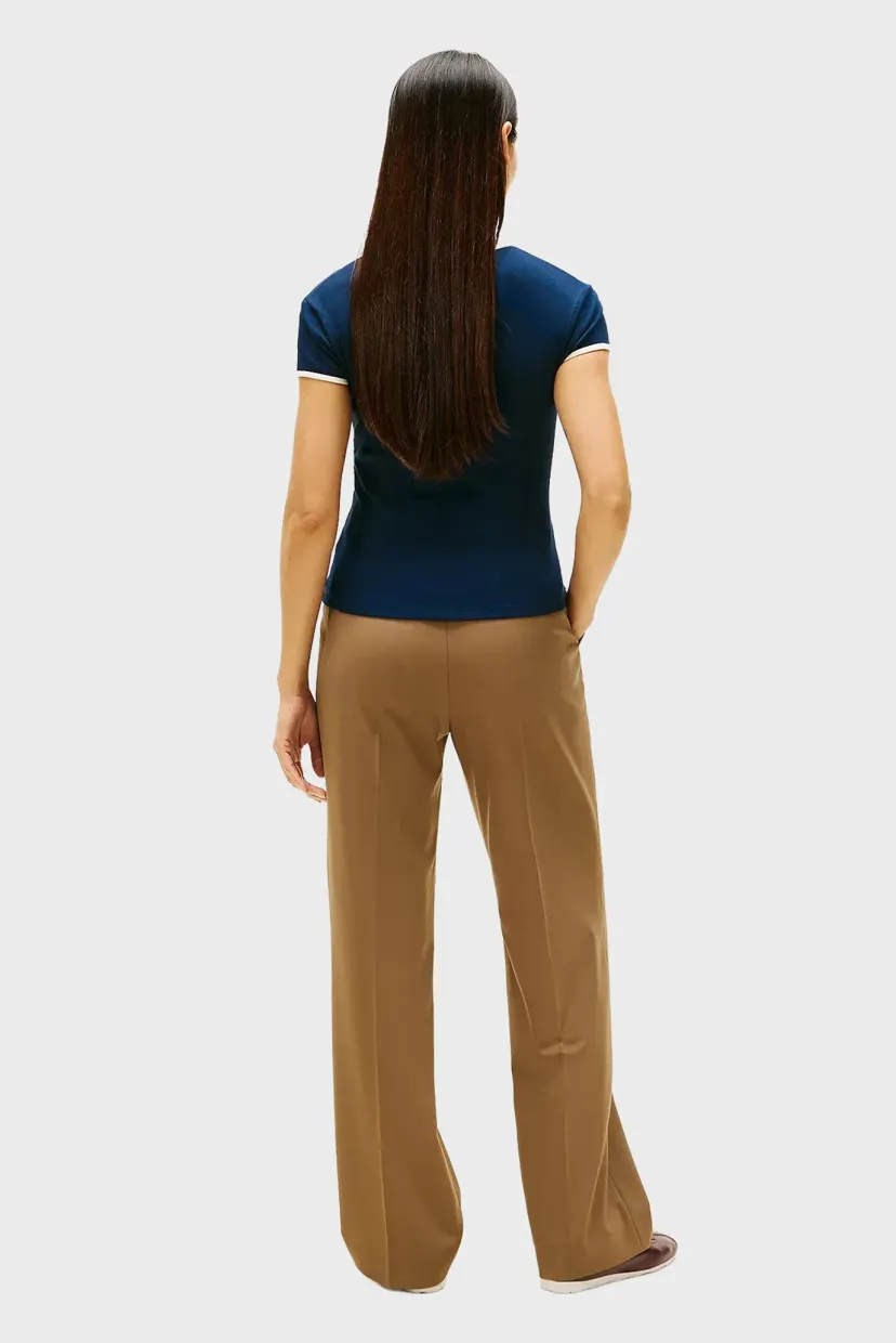 Futbolka VARSITY SLIM RINGER TEE 3