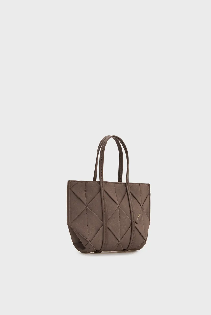 Sumka/WOVEN SUEDED MINI TOTE CROSSBODY 3