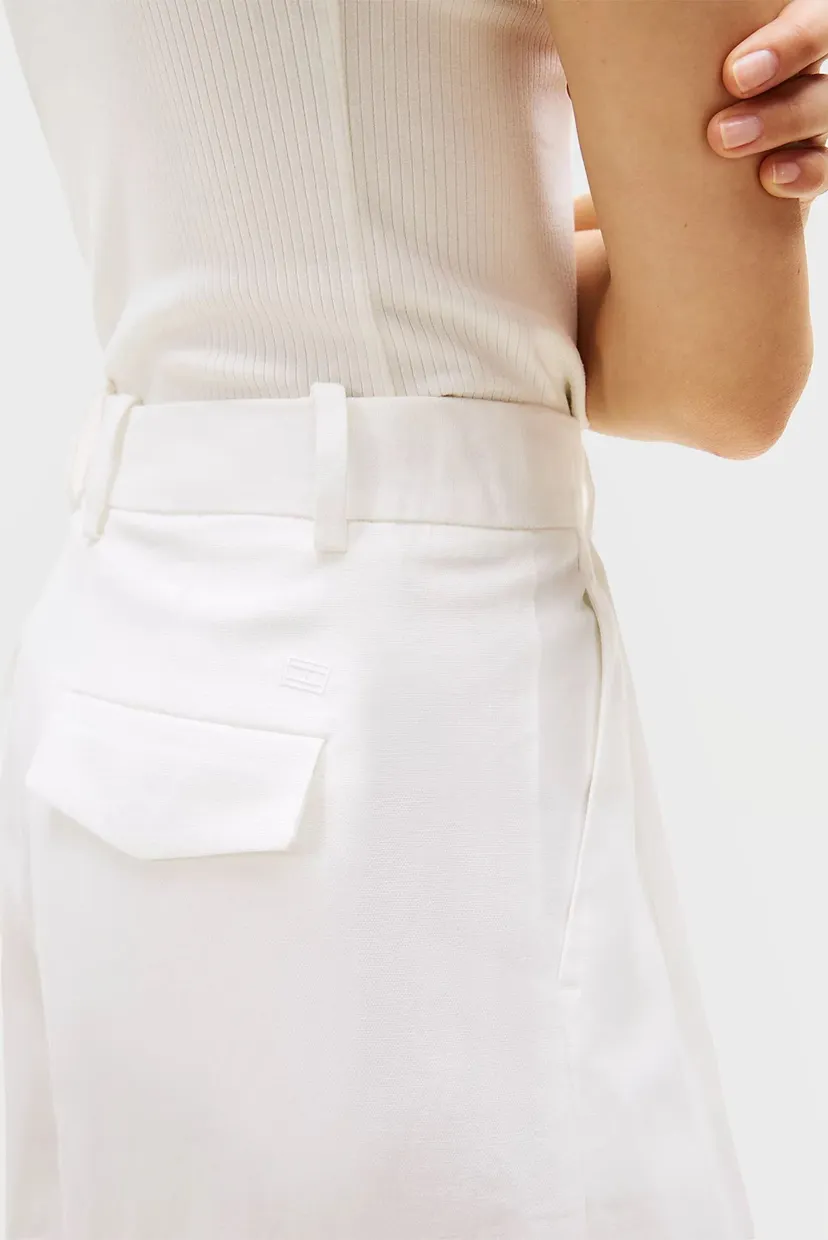 Shim LINEN MIX RLXD STRAIGHT PANTS 3