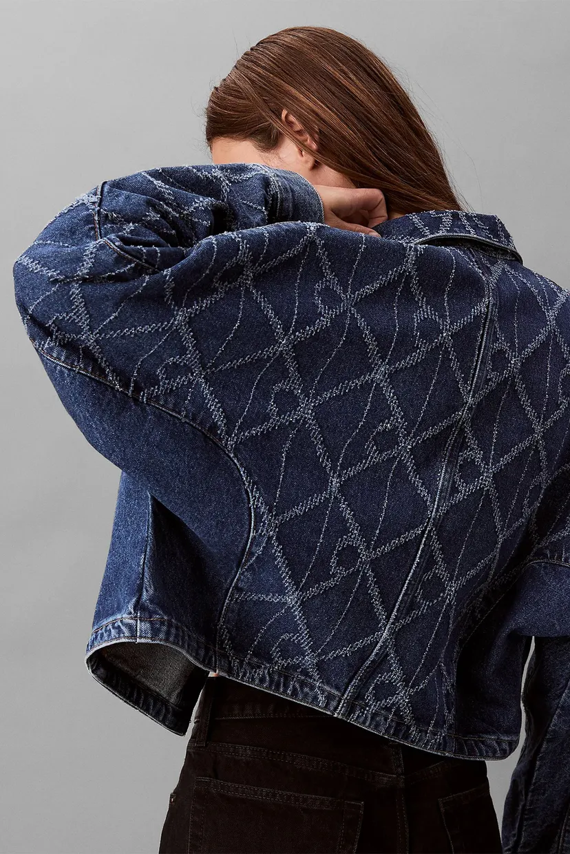 Jins kurtka/AOP TRUCKER JACKET CK ATLANTIC 4