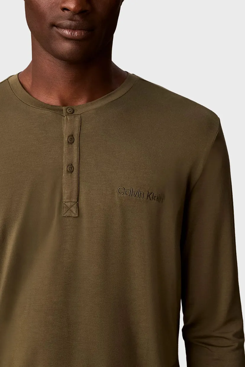 Футболка/MODAL L/S HENLEY 5