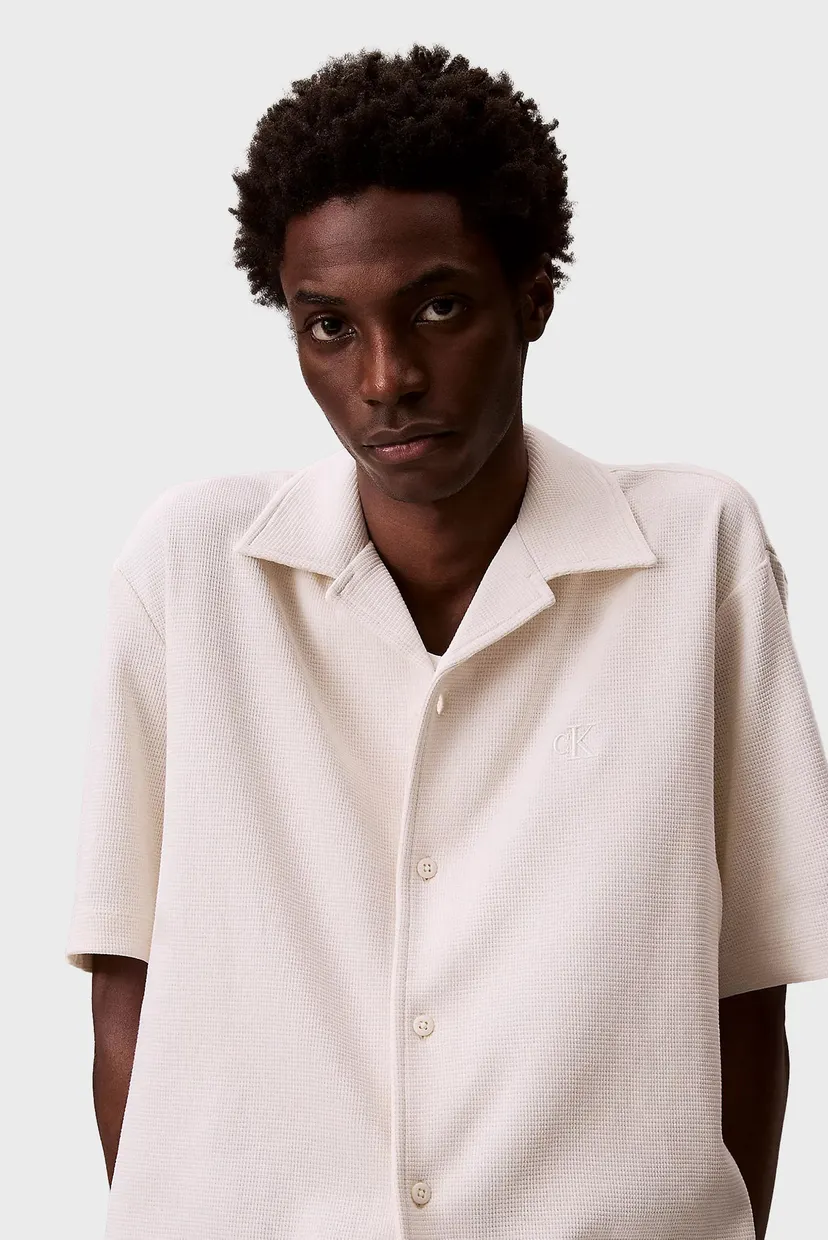 Поло/SS HD COTTON WAFFLE CAMP SHIRT 5