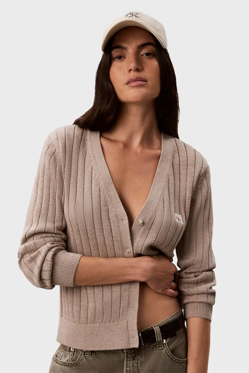 Kardigan/WOVEN LABEL CARDIGAN 4