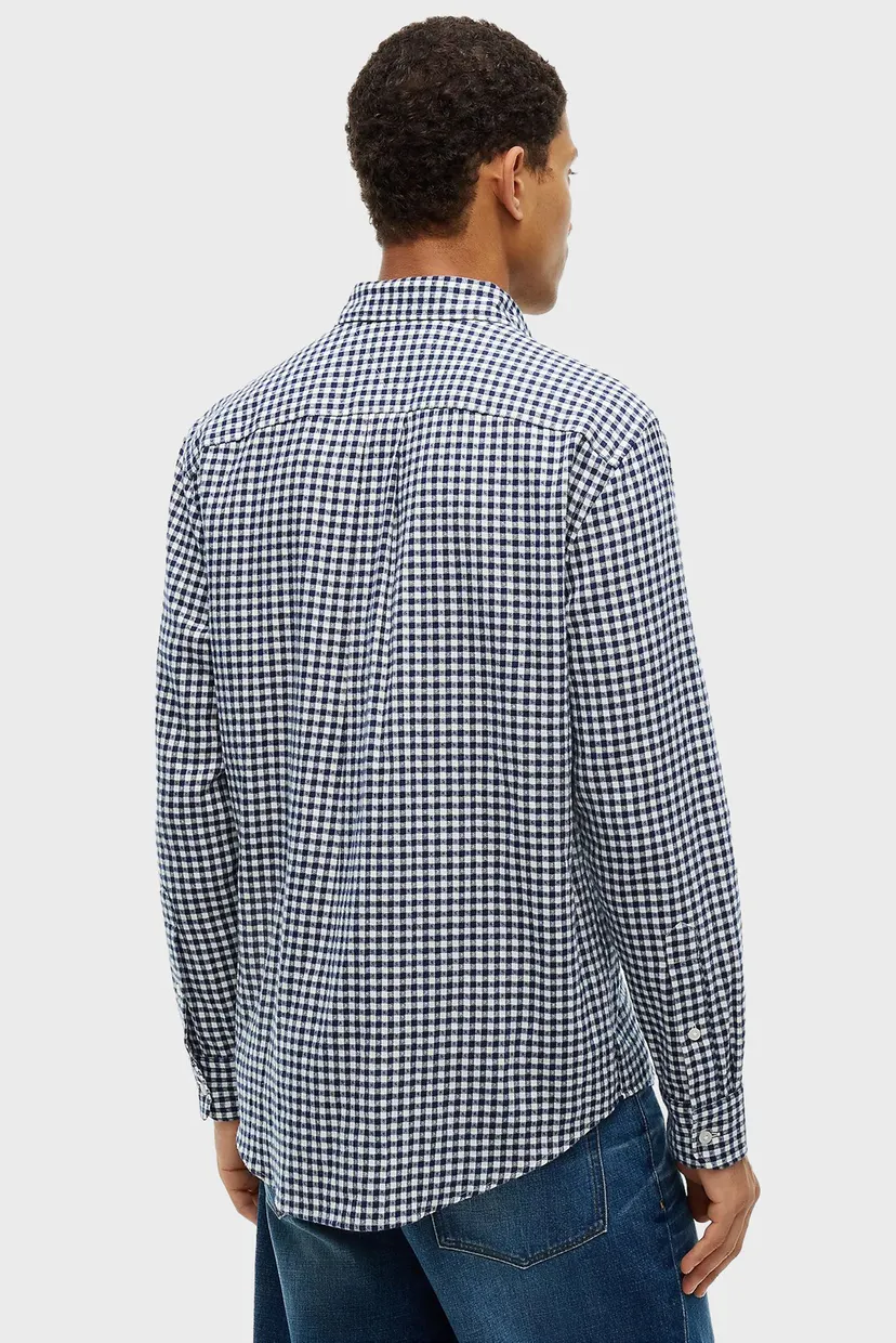 Рубашка/FLANNEL GINGHAM DOBBY 3