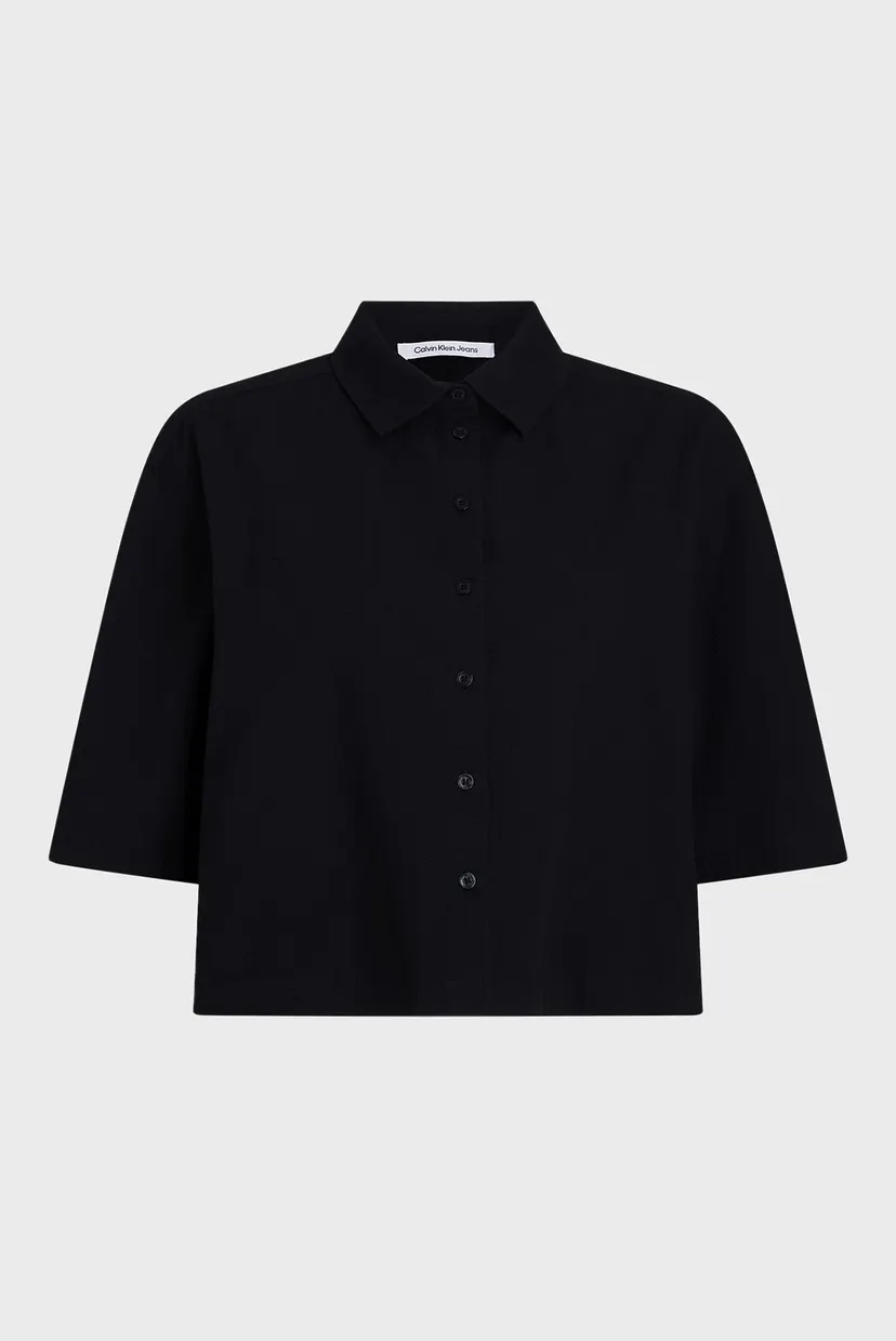 Yengi kalta ko'ylak BACK DETAIL SEERSUCKER SHIRT 5