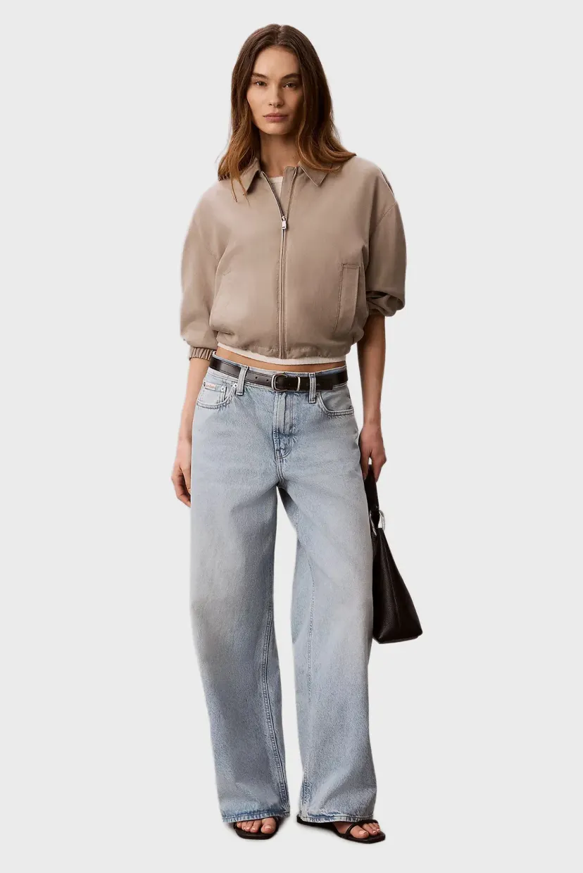 Jins shim/LOW RISE BAGGY INDIGO STONE 5