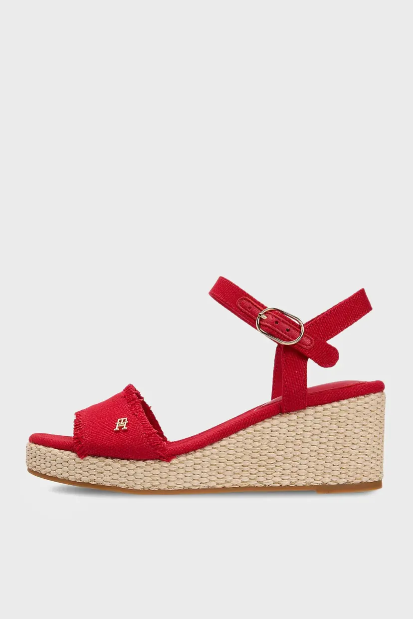 Босоножки/MID WOVEN WEDGE ESPAD FRINGE 5