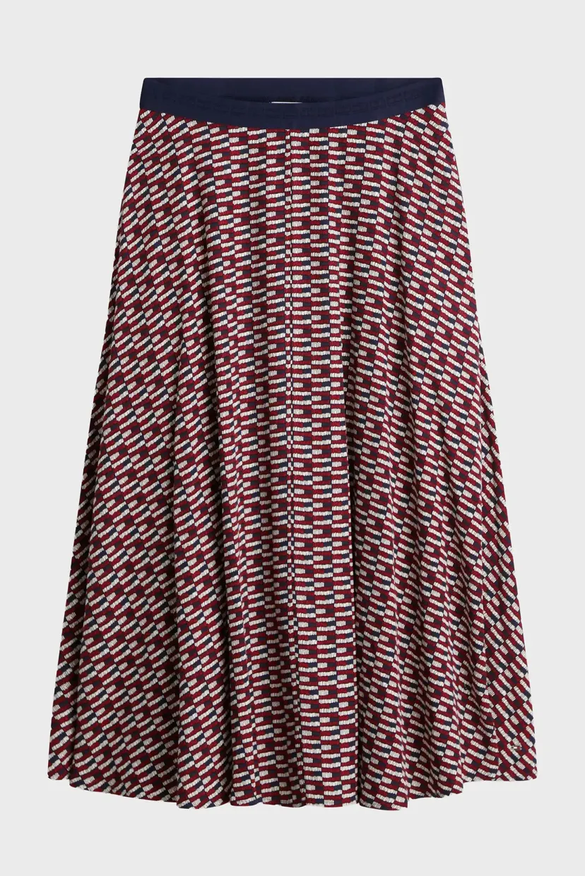 Юбка VIS TWILL A-LINE MIDI SKIRT 5