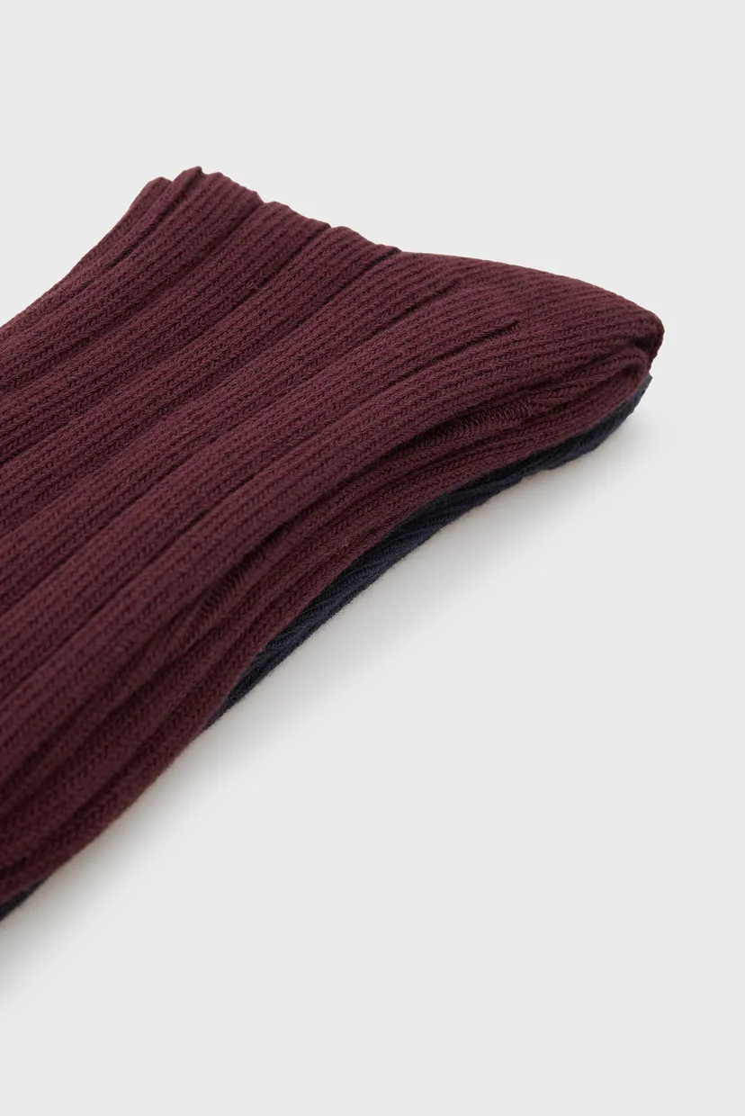 Носки/TH MEN SOCK 2P STRUCTURE RIB 3