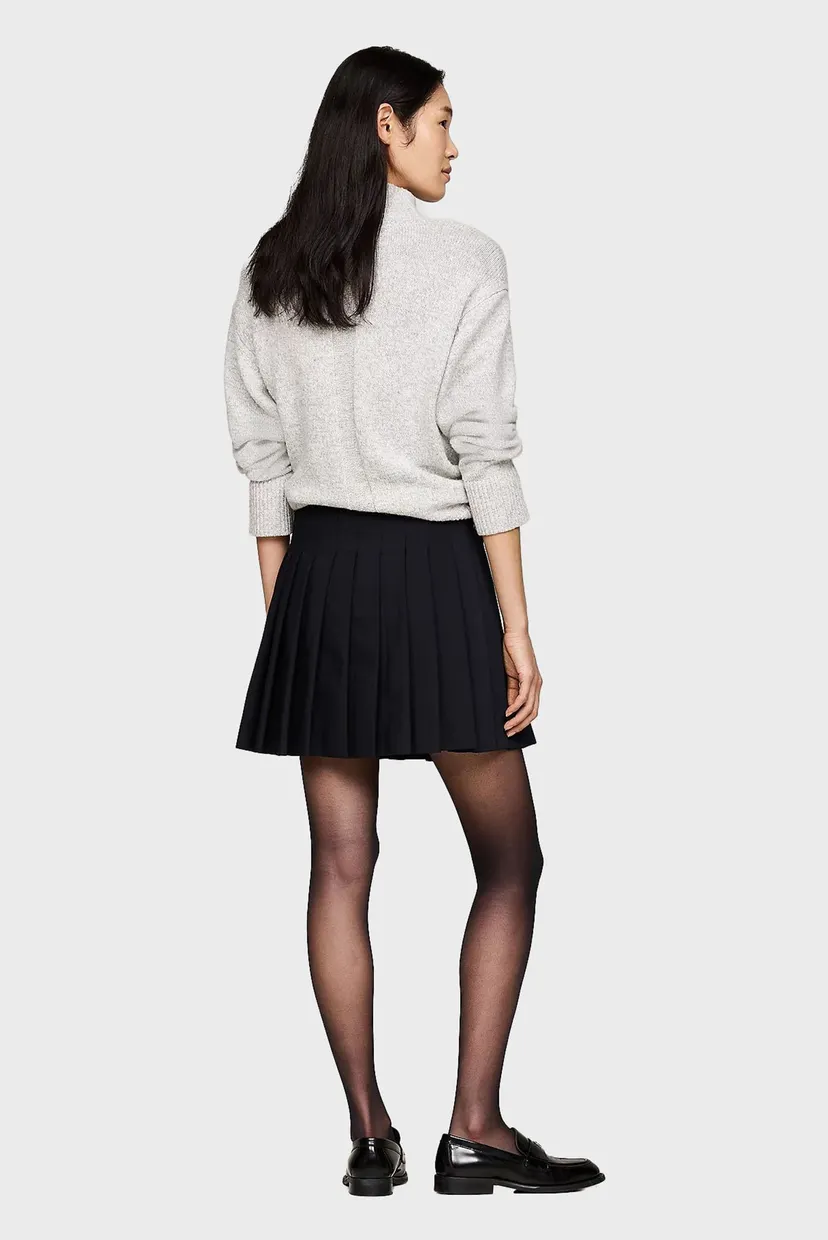 Yubka COOL WOOL MIX PLEAT SHORT SKIRT 3