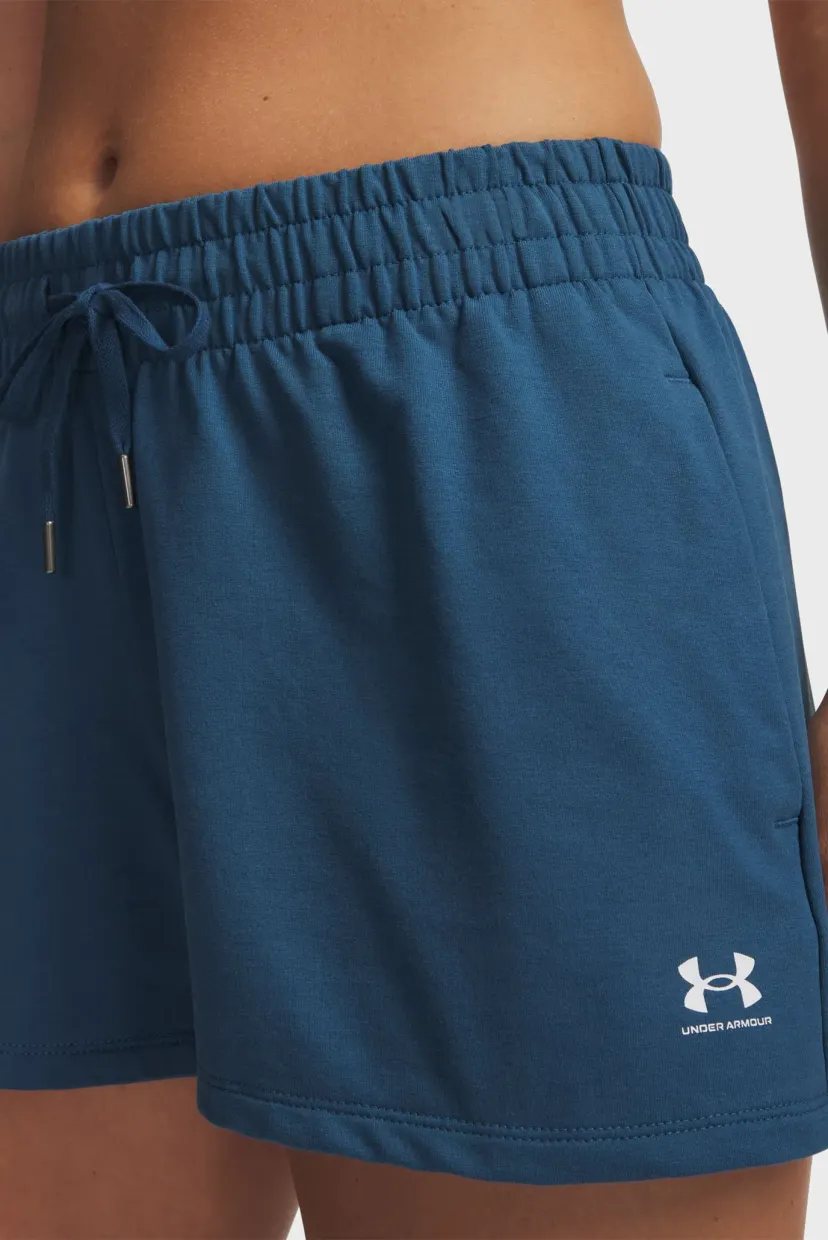 Шорты/UA Sport Terry Short-BLU 4