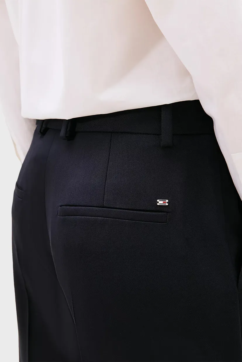 Ishton TIMELESS WOOL STRT PLEAT PANT 4