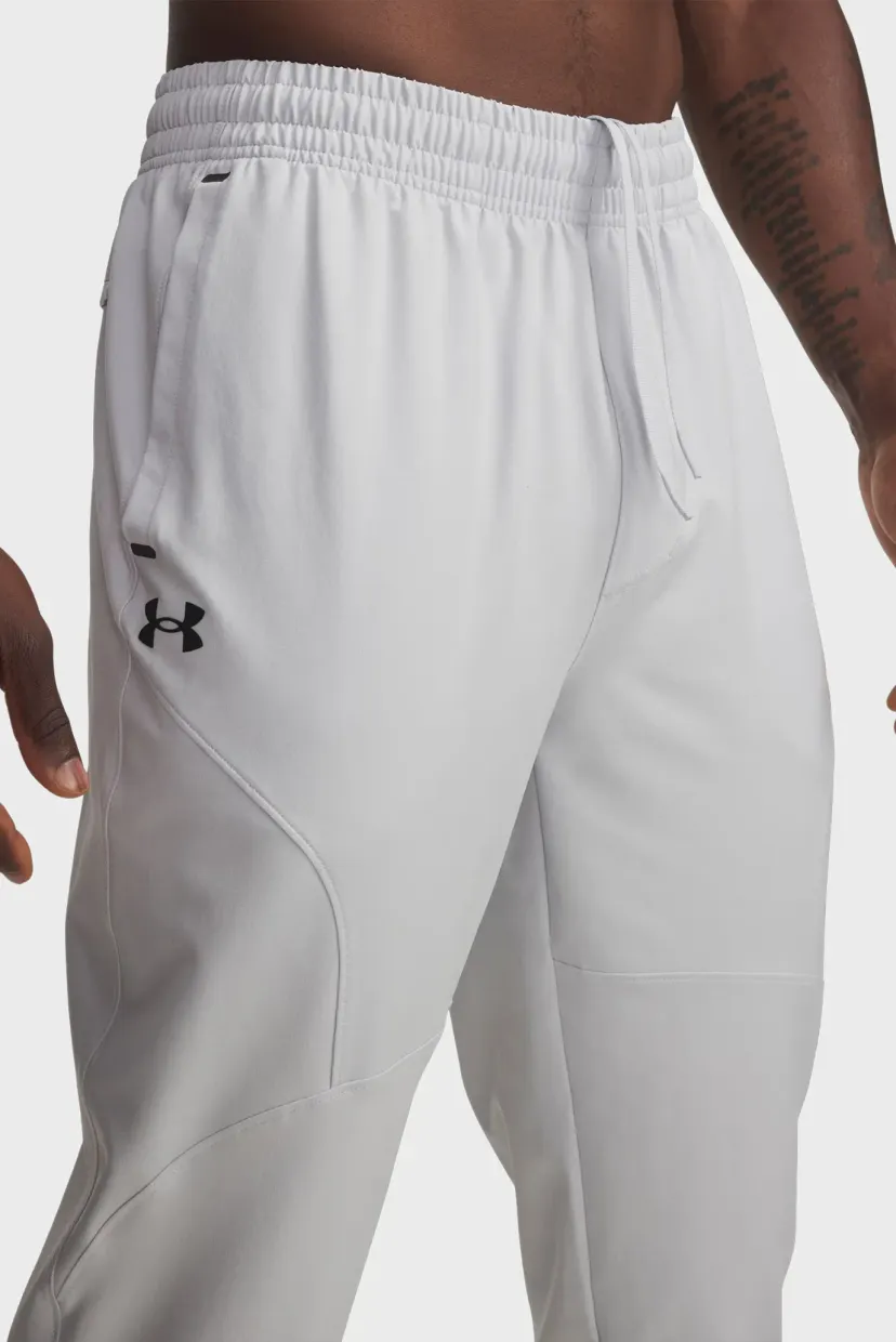 Штаны спортивные/UA Unstoppable Tapered Pants-GRY 4