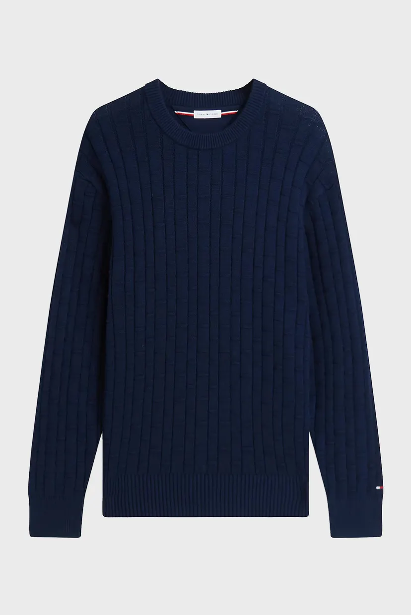 Свитер/MOCK CABLE CREW NECK 6
