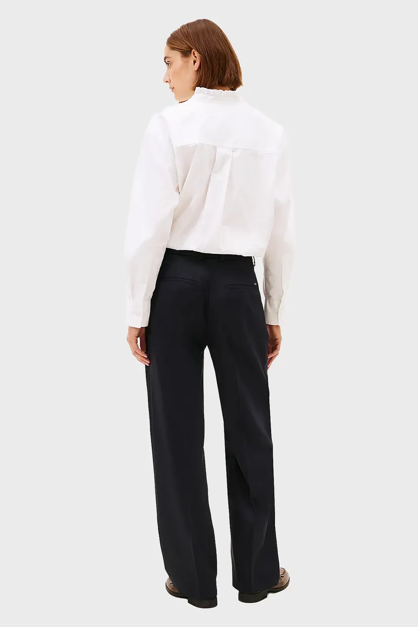 Ishton TIMELESS WOOL STRT PLEAT PANT 3