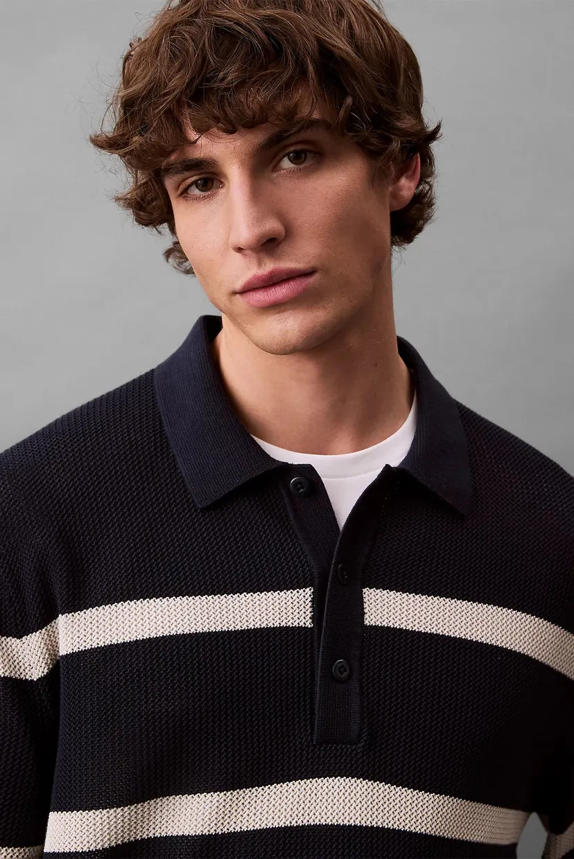 Sviter LS STRIPE POLO 12GG 3