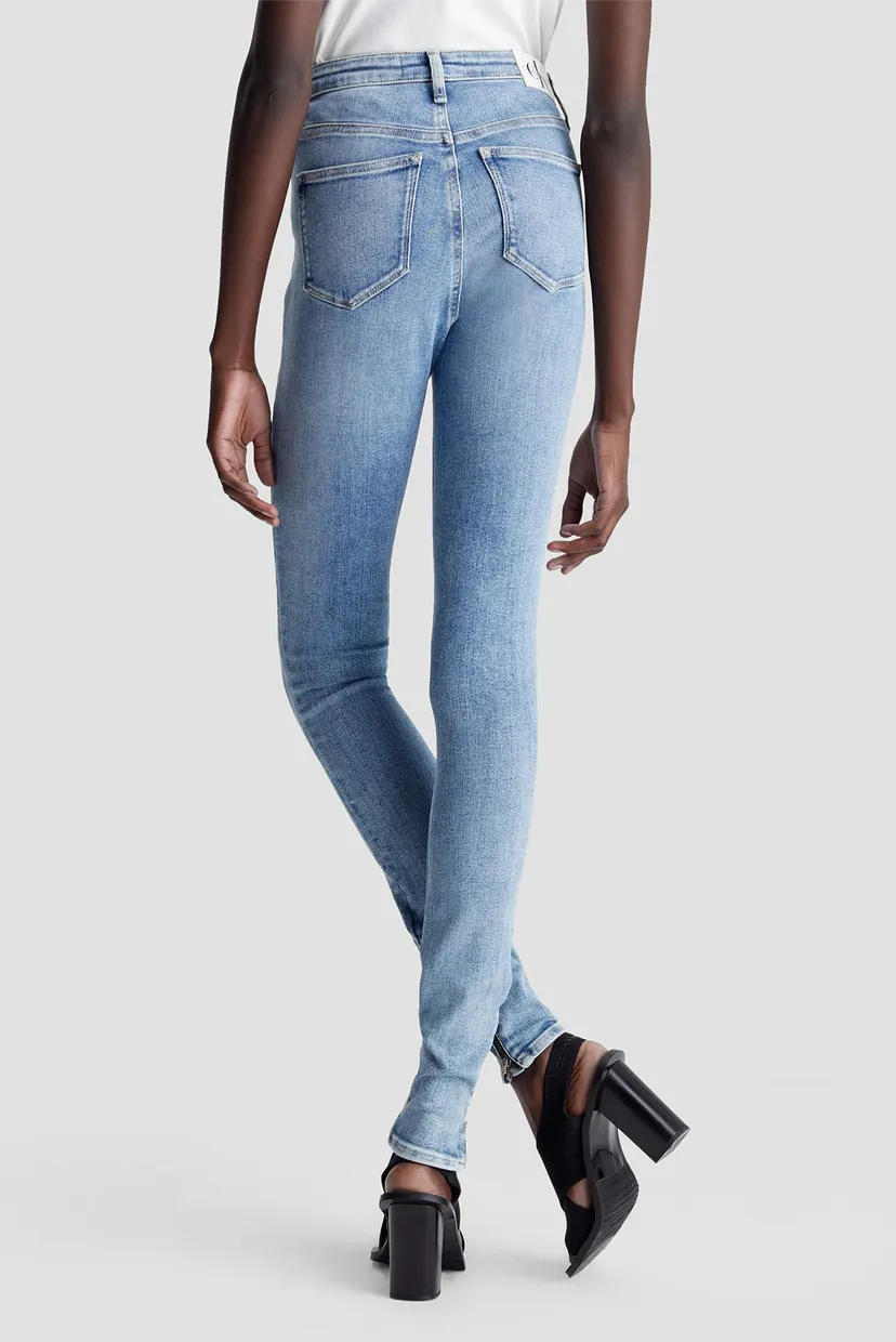 Джинсы HIGH RISE SUPER SKINNY SPLIT ZIP 3