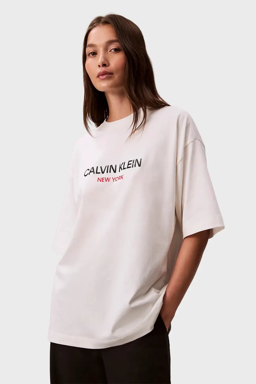 Futbolka SS RELAXED SEQUIN LOGO TEE 3