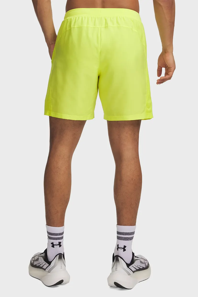Shortik UA LAUNCH 7'' SHORTS-YLW 3