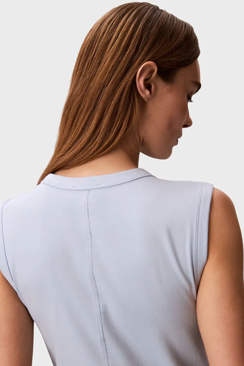 Mayka/SL 1X1 REFINED COTTON RIB TANK 5