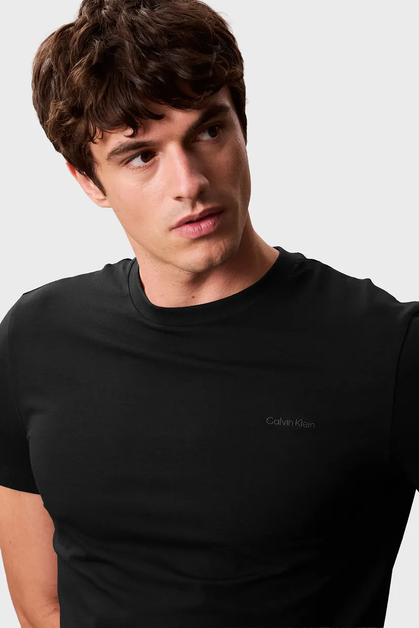 Futbolka SS SLIM STRETCH MONOGRAM TEE 4