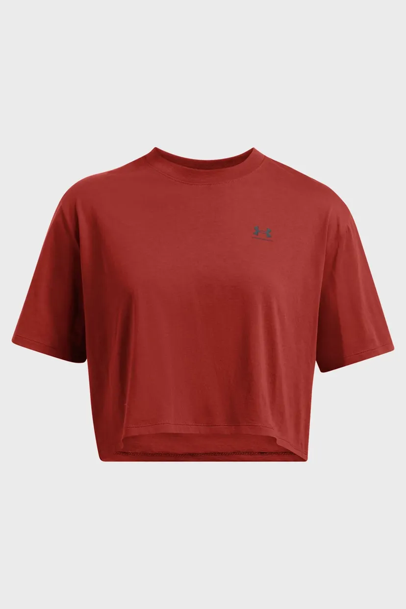 Futbolka UA W BOXY CROP LOGO SS 3