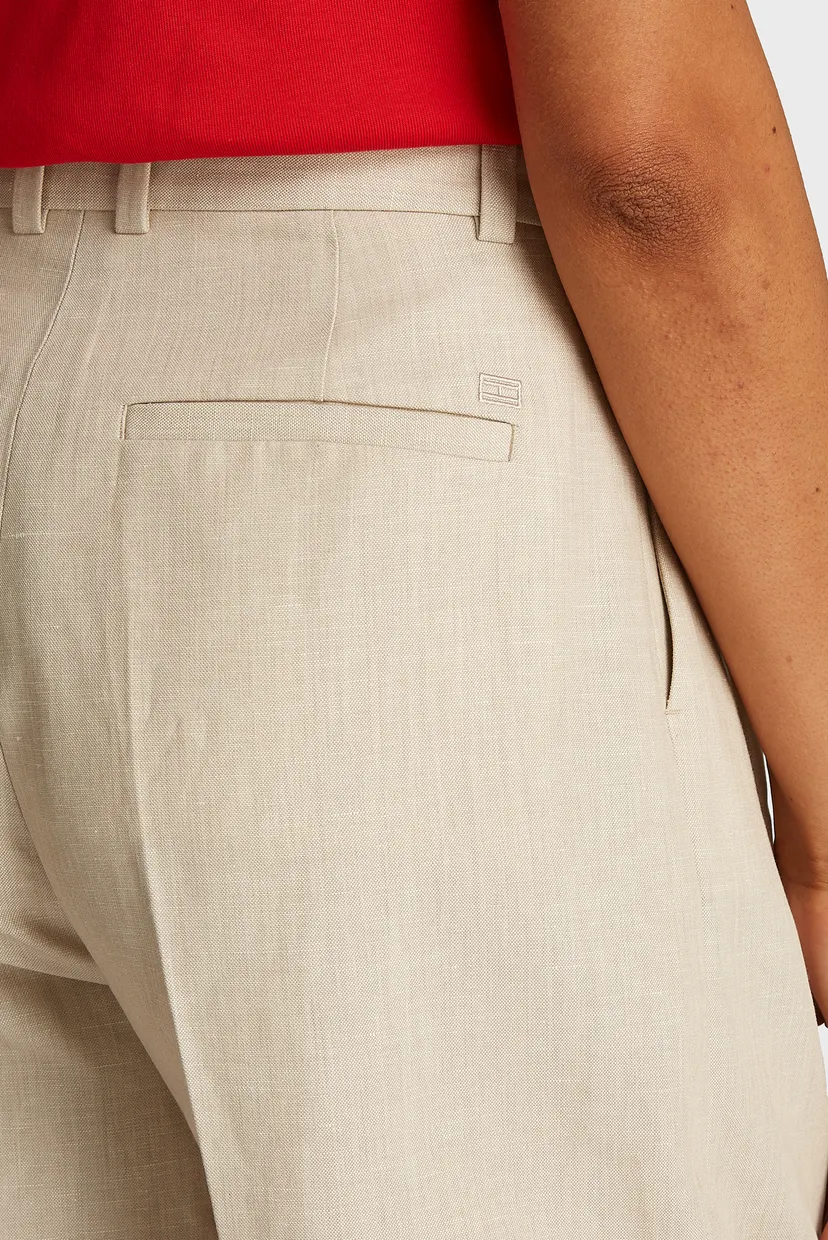 Shortik LINEN MIX PLEATED SHORT 4