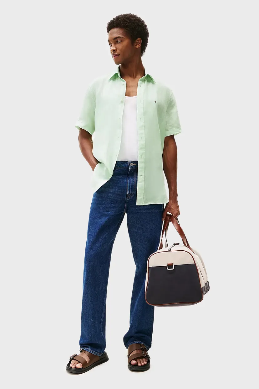 Yengi kalta ko'ylak PIGMENT DYED LINEN RF SHIRT S S 3