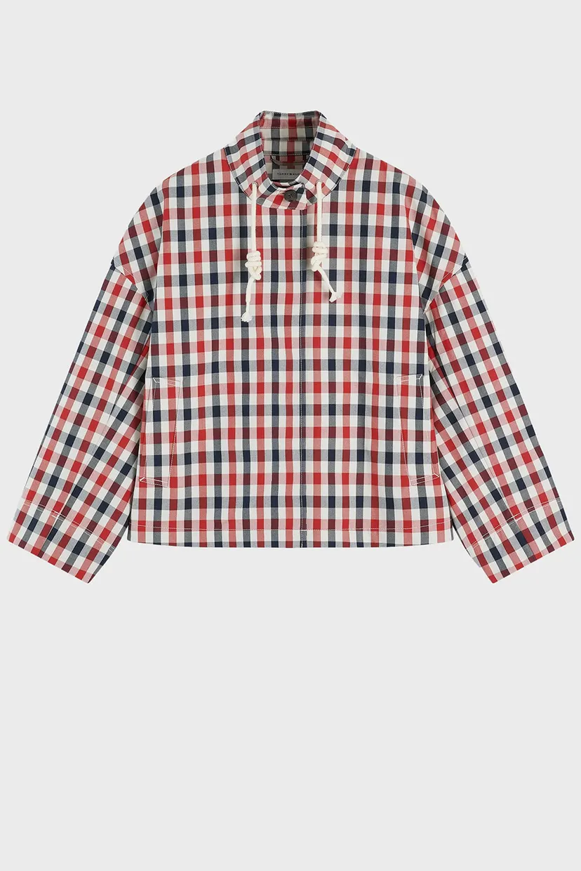 Куртка демисезонная/CHECK COTTON SHORT PARKA 6