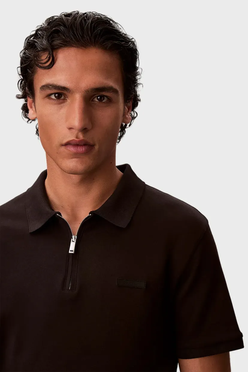 Polo SS SLIM SUPIMA ZIP POLO 5