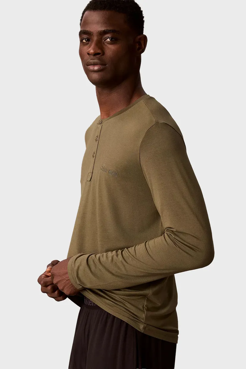 Футболка/MODAL L/S HENLEY 3