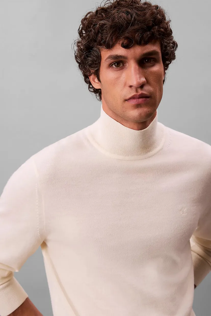 Sviter/LS MERINO MOCK NECK SWTR 14GG 4