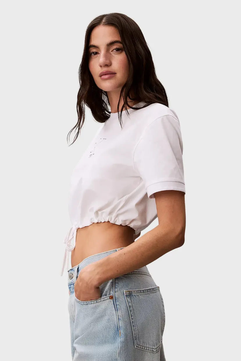 Futbolka/SS COOLING JRSY TIE WAIST CROP T 3