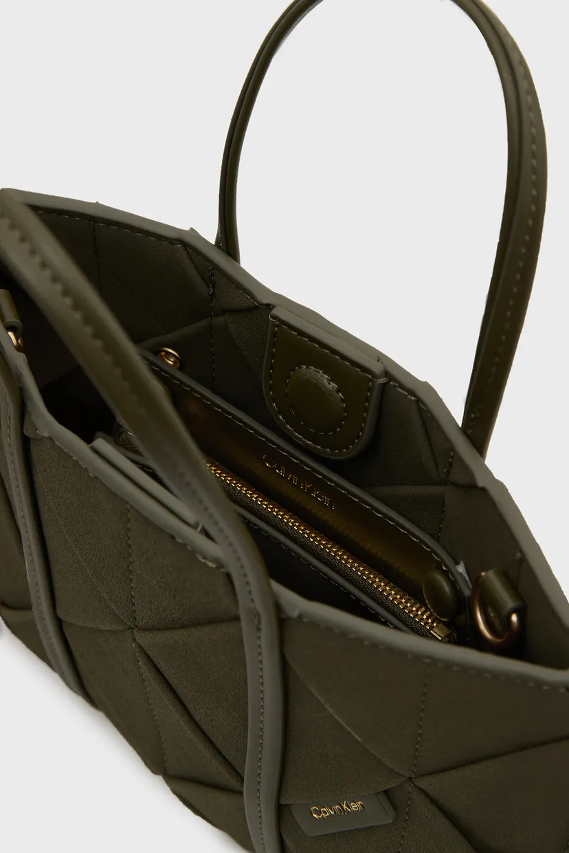 Sumka/WOVEN SUEDED MINI TOTE CROSSBODY 5
