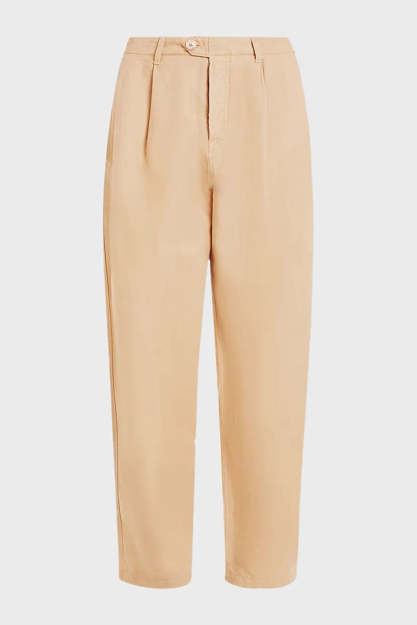 Ishton COTTON LINEN RLX STRAIGHT PANT 5