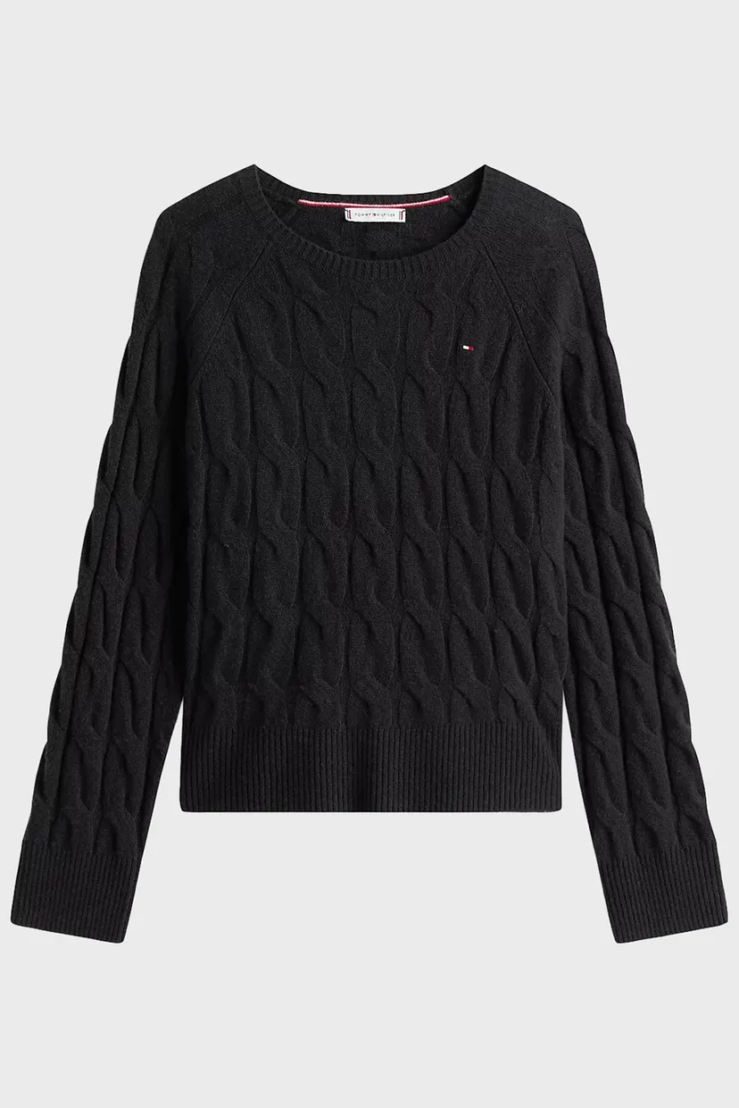 Sviter SOFT WOOL CABLE RLX C-NK SWT 5