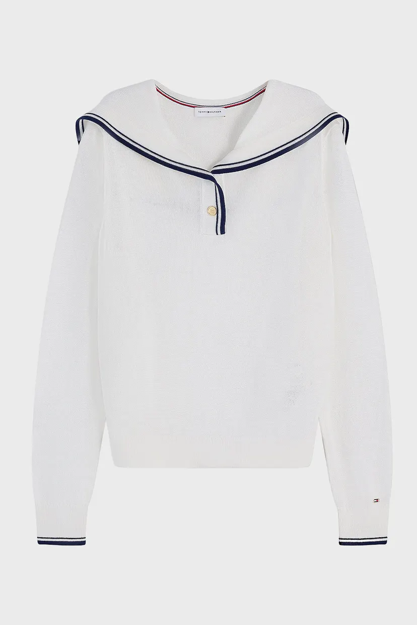 Sviter LYOCELL SILK SAILOR SWEATER 5