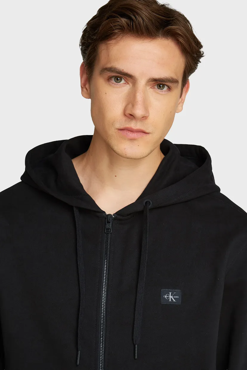 Reglan WOVEN LABEL ZIP THROUGH HOODIE 4
