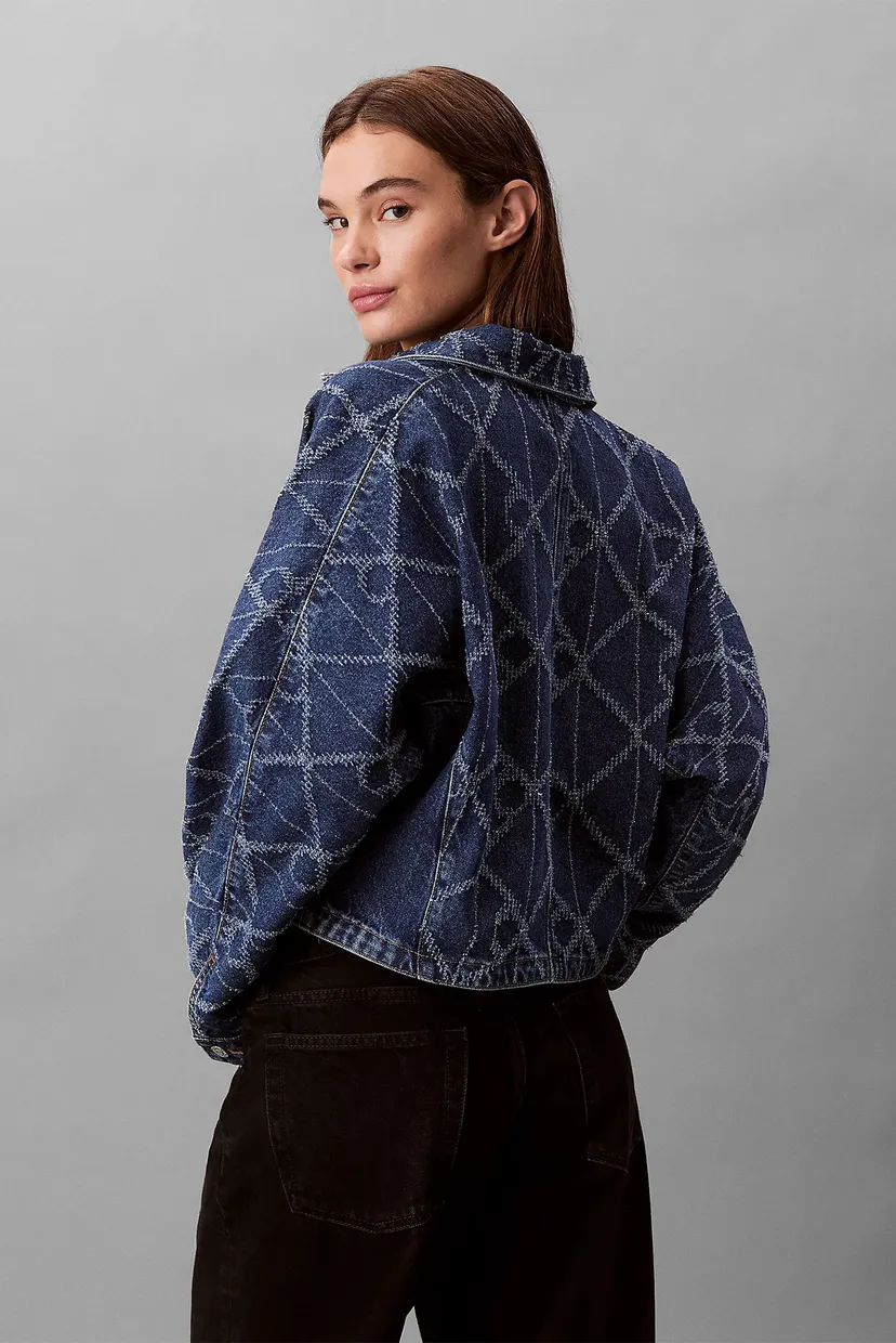 Jins kurtka/AOP TRUCKER JACKET CK ATLANTIC 3