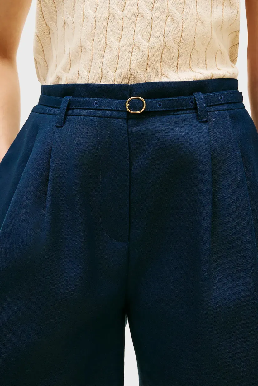 Shortik/LINEN BLEND SHORT 4