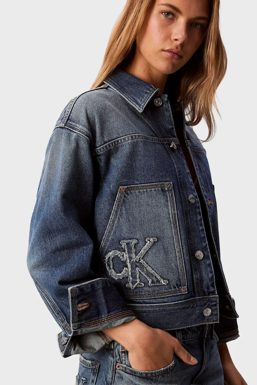 Jins kurtka/WORKWEAR JACKET CK SANDED BLUE 5